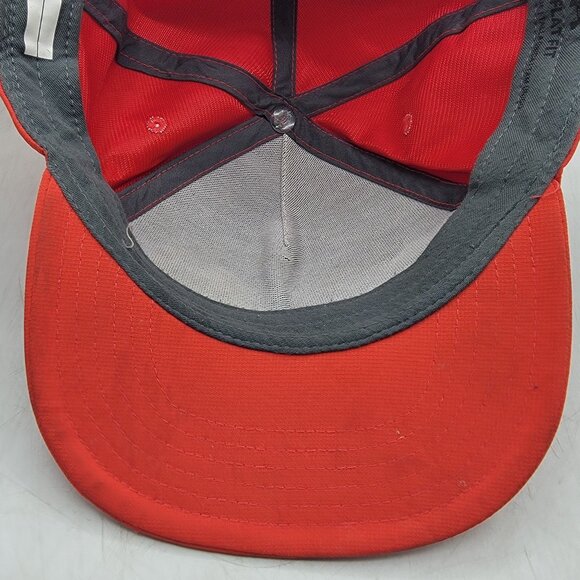 Under Armour UA Flat Fit Hat Red Snapback Adjustable Casual Outdoors Comfort - Picture 9 of 10